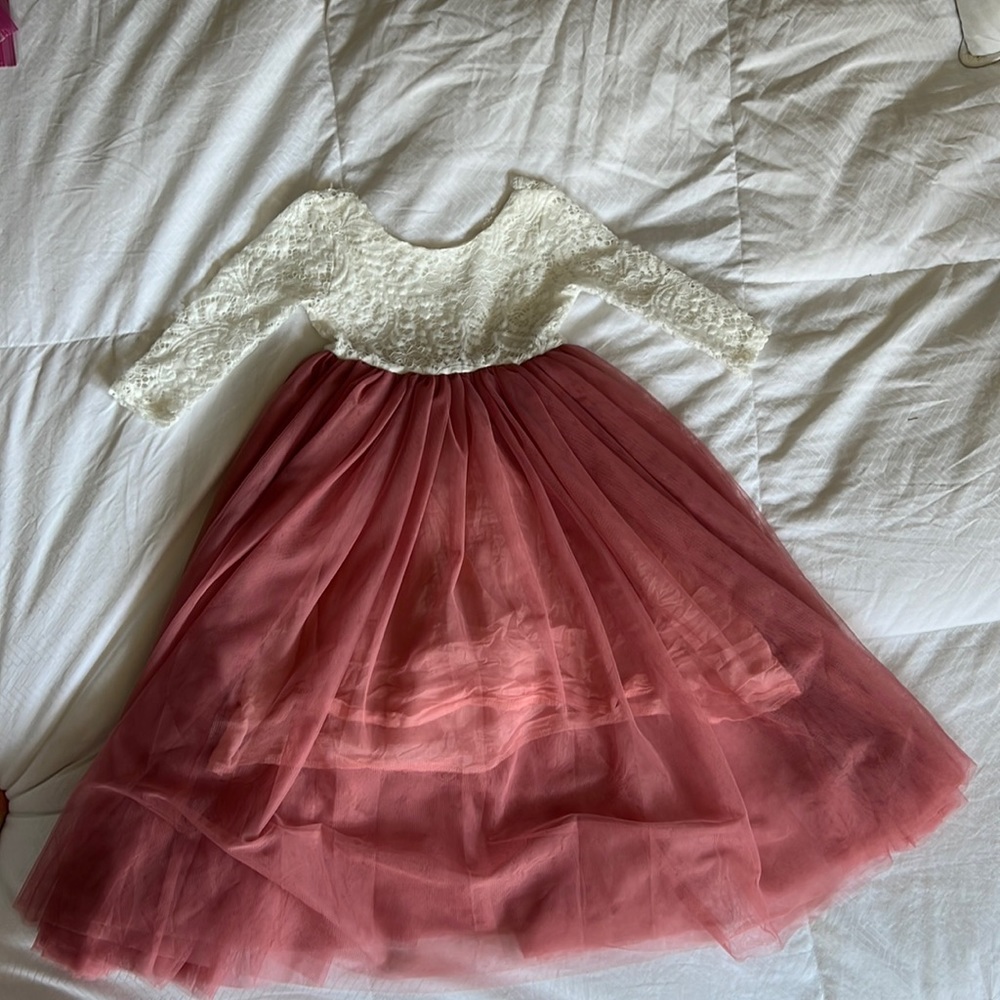 Lace and Tulle Toddler Dress